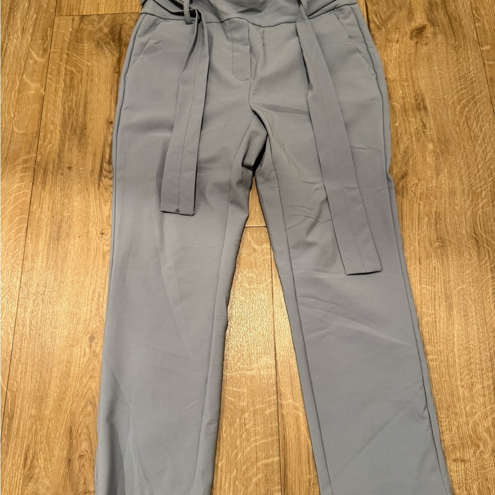 Stylish Light Blue High-Waisted Pants